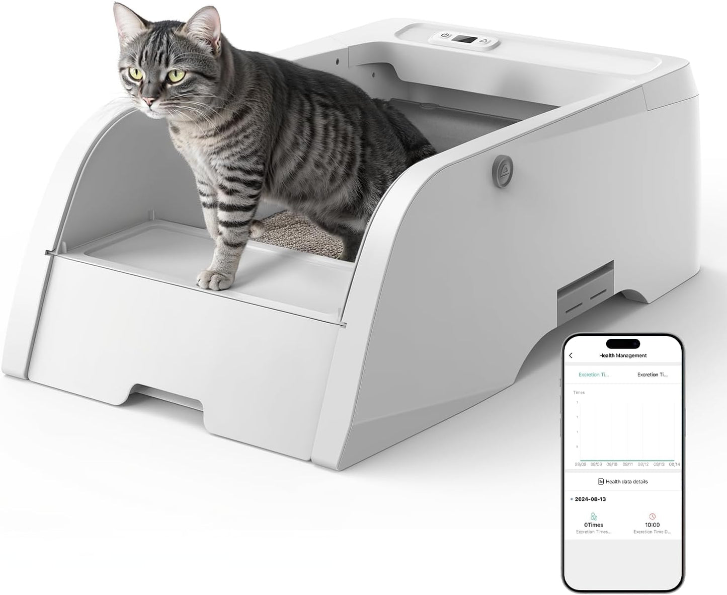 PP Self‑Cleaning Litter Box